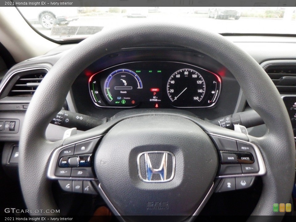 Ivory Interior Steering Wheel for the 2021 Honda Insight EX #146622142