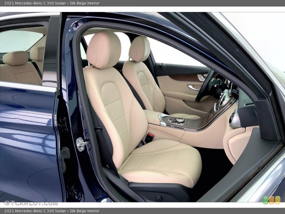 Silk Beige Interior Front Seat for the 2021 Mercedes-Benz C 300 Sedan #146623087