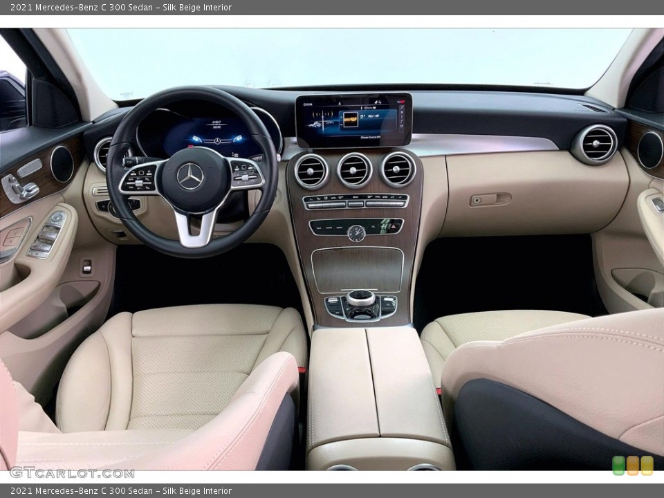 Silk Beige Interior Photo for the 2021 Mercedes-Benz C 300 Sedan #146623305