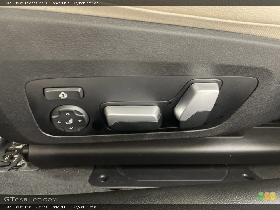 Oyster Interior Front Seat for the 2021 BMW 4 Series M440i Convertible #146623309