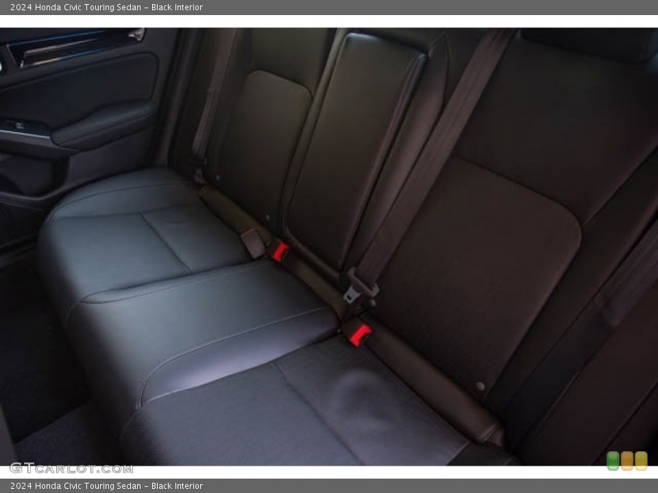 Black Interior Rear Seat for the 2024 Honda Civic Touring Sedan #146623318