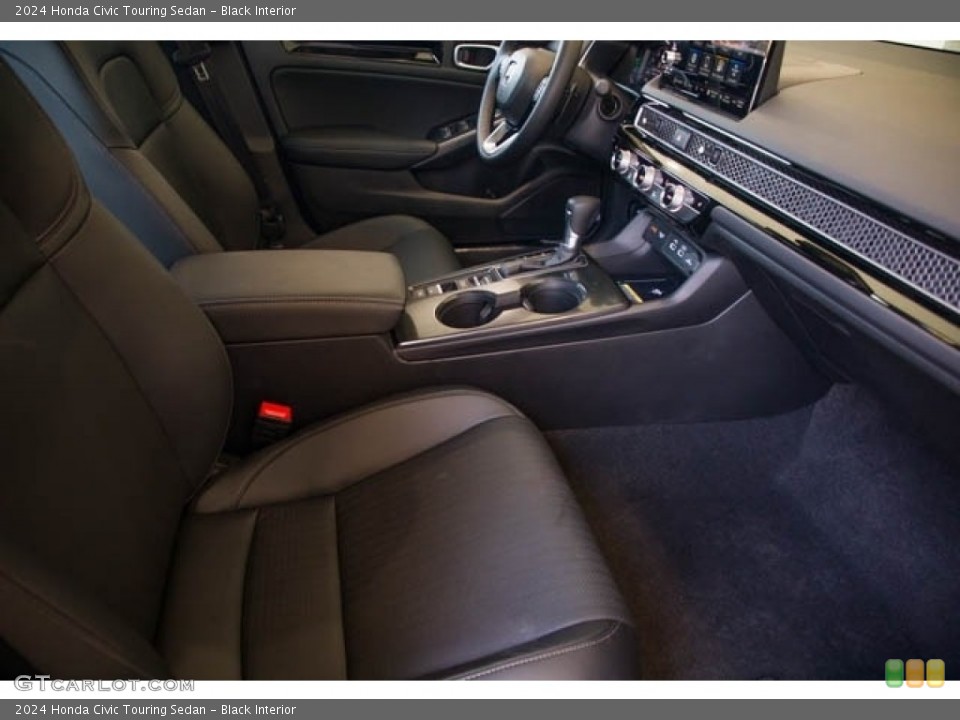 Black Interior Front Seat for the 2024 Honda Civic Touring Sedan #146623391