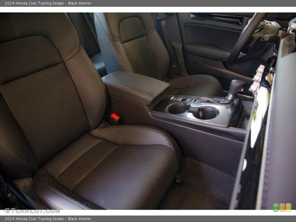 Black Interior Front Seat for the 2024 Honda Civic Touring Sedan #146623414