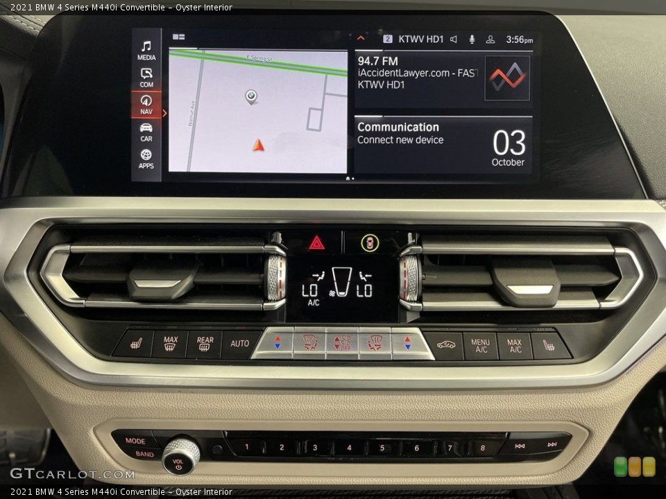 Oyster Interior Controls for the 2021 BMW 4 Series M440i Convertible #146623493