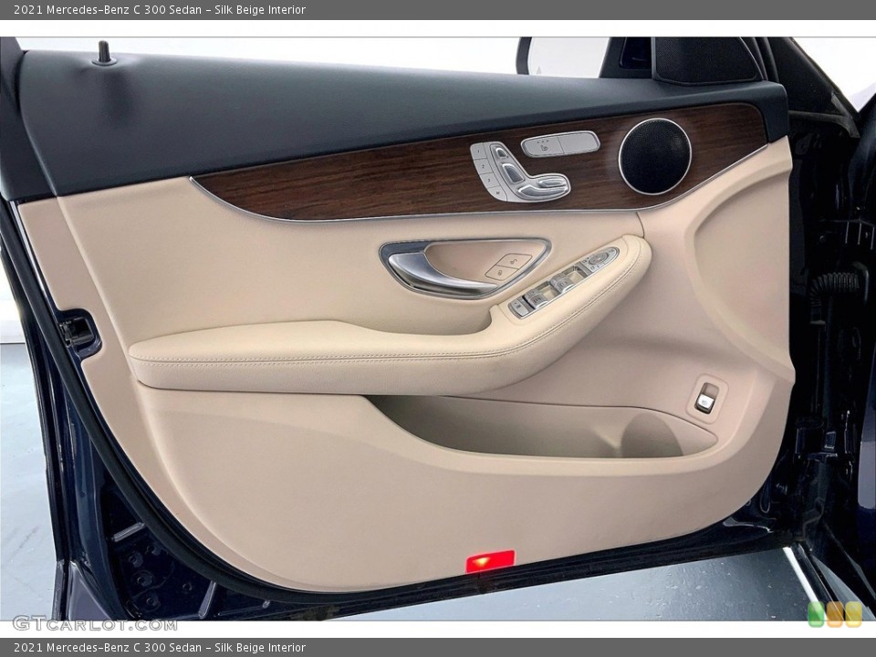 Silk Beige Interior Door Panel for the 2021 Mercedes-Benz C 300 Sedan #146623618