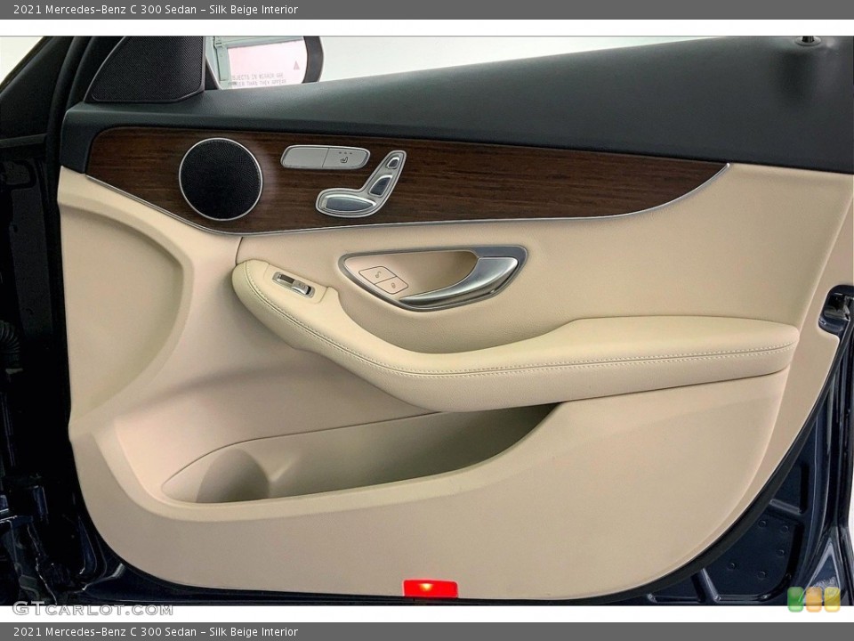 Silk Beige Interior Door Panel for the 2021 Mercedes-Benz C 300 Sedan #146623638
