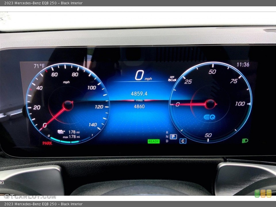Black Interior Gauges for the 2023 Mercedes-Benz EQB 250 #146623864