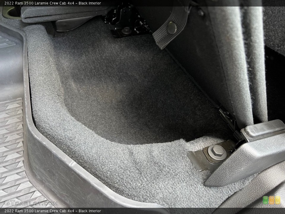 Black Interior Rear Seat for the 2022 Ram 3500 Laramie Crew Cab 4x4 #146624171