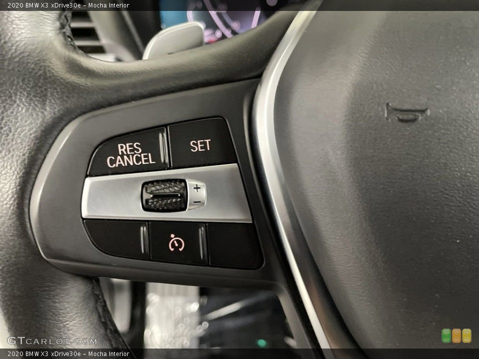 Mocha Interior Steering Wheel for the 2020 BMW X3 xDrive30e #146624234