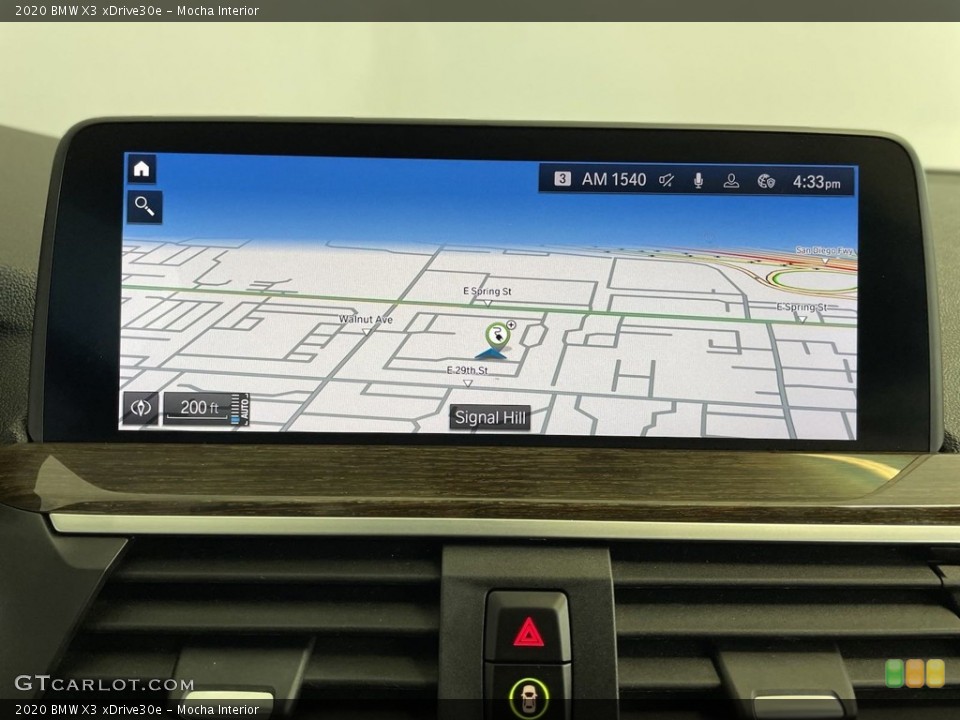 Mocha Interior Navigation for the 2020 BMW X3 xDrive30e #146624352