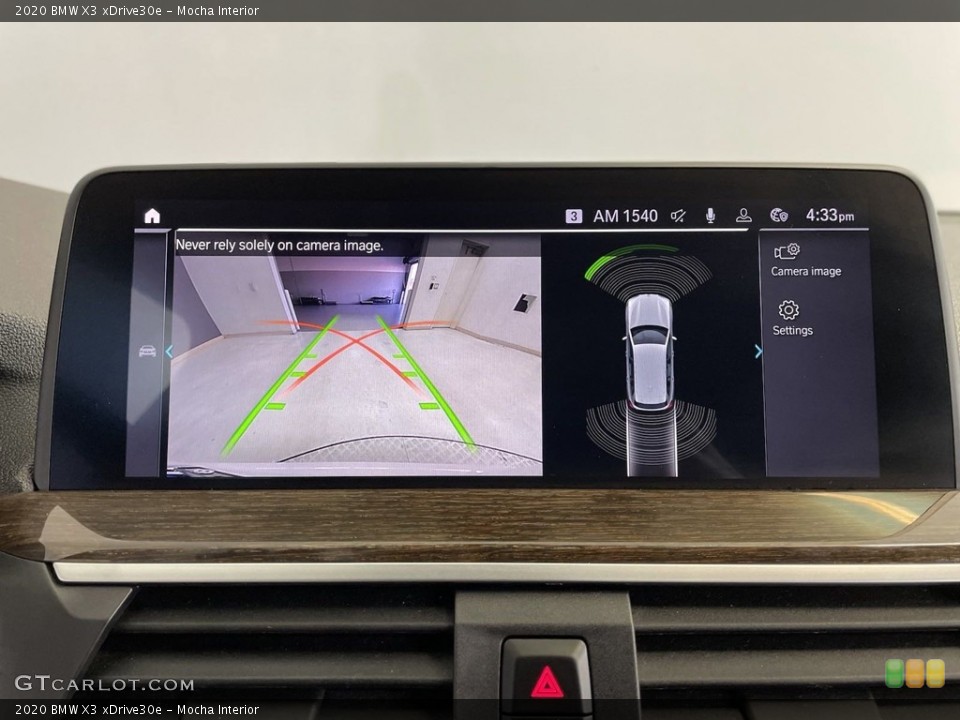 Mocha Interior Controls for the 2020 BMW X3 xDrive30e #146624378