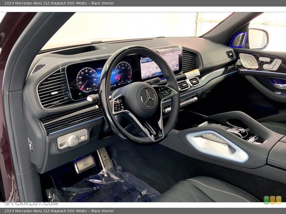 Black Interior Dashboard for the 2024 Mercedes-Benz GLS Maybach 600 4Matic #146624404