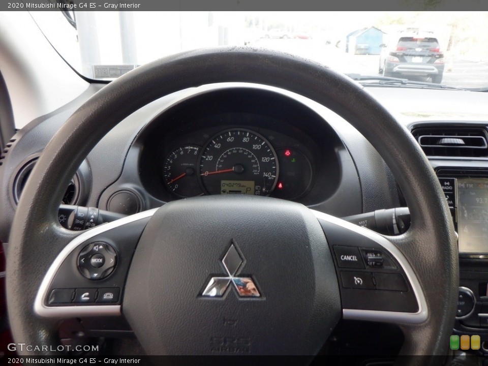 Gray Interior Steering Wheel for the 2020 Mitsubishi Mirage G4 ES #146624458