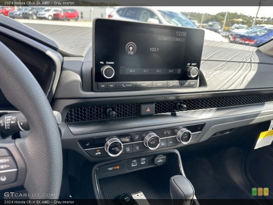 Gray Interior Controls for the 2024 Honda CR-V EX AWD #146624608