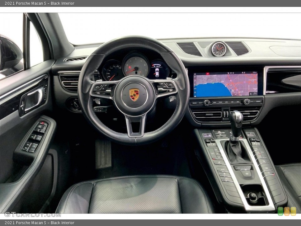 Black Interior Dashboard for the 2021 Porsche Macan S #146624761