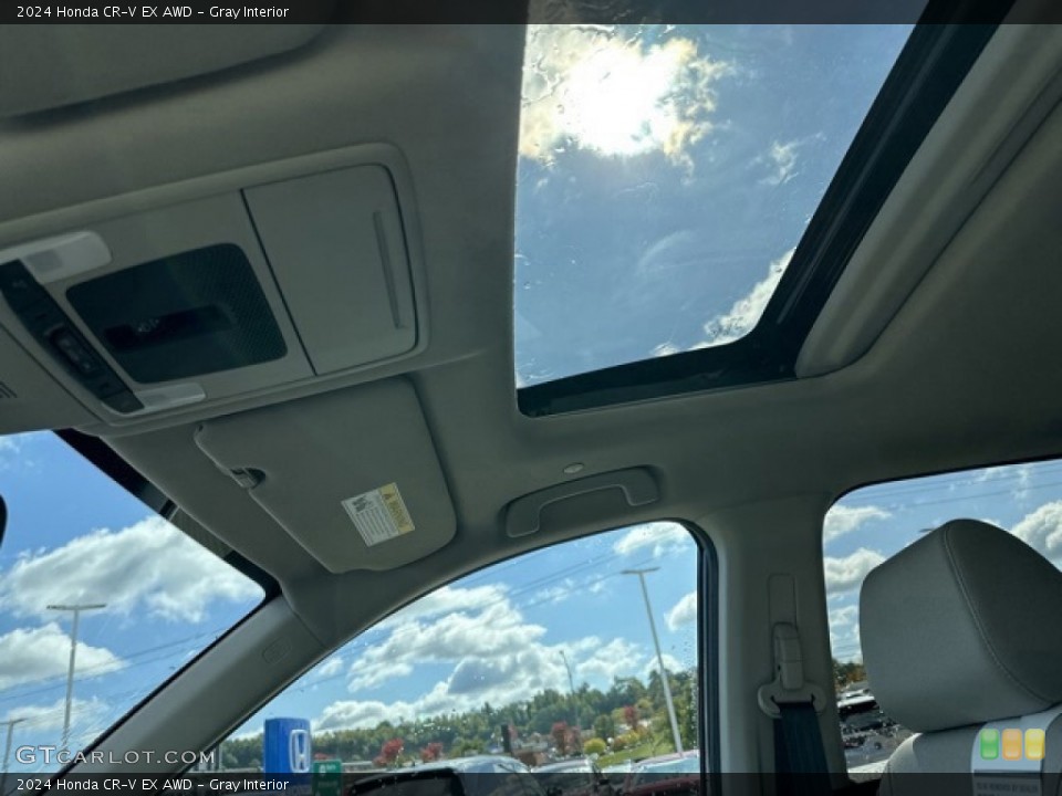 Gray Interior Sunroof for the 2024 Honda CR-V EX AWD #146624824