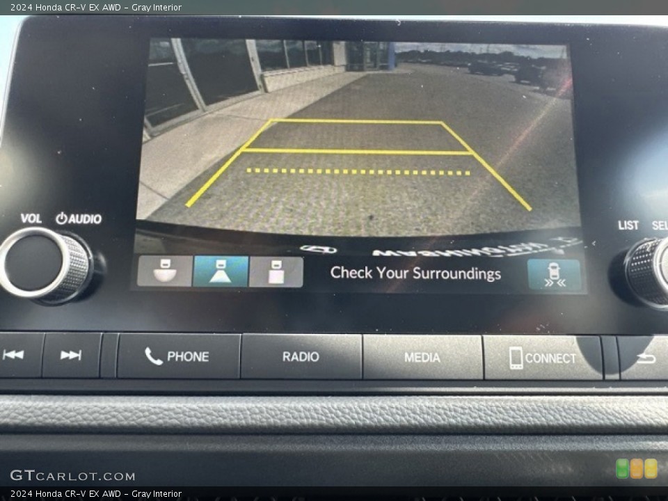 Gray Interior Controls for the 2024 Honda CR-V EX AWD #146624845