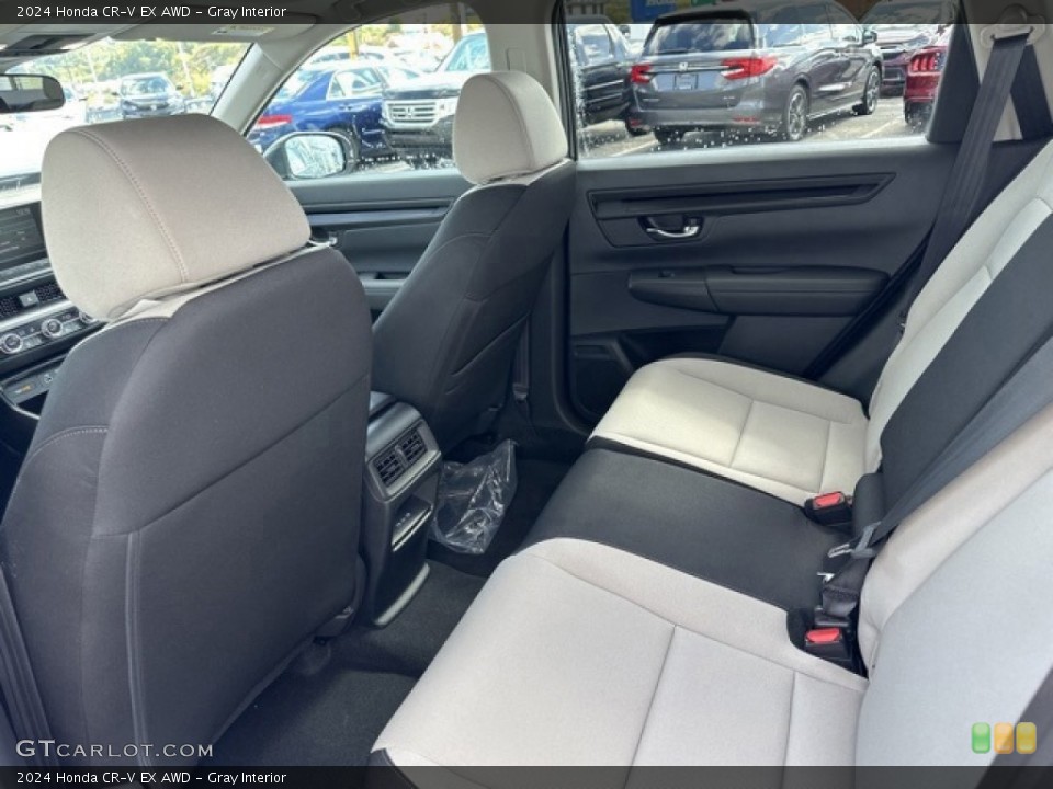 Gray Interior Rear Seat for the 2024 Honda CR-V EX AWD #146624932