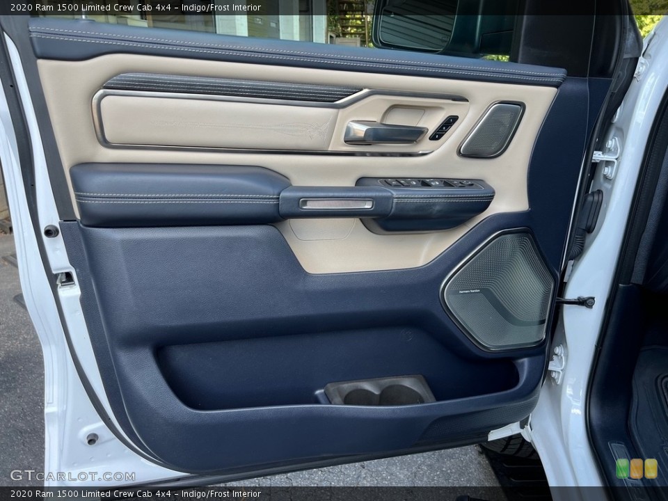 Indigo/Frost Interior Door Panel for the 2020 Ram 1500 Limited Crew Cab 4x4 #146624995