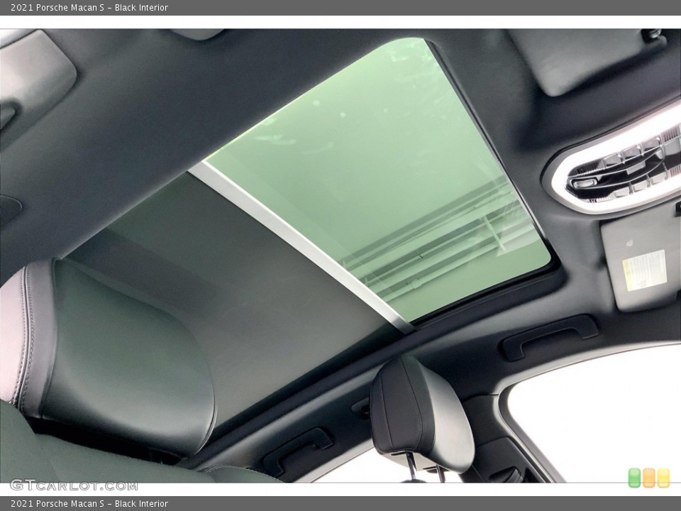 Black Interior Sunroof for the 2021 Porsche Macan S #146625278