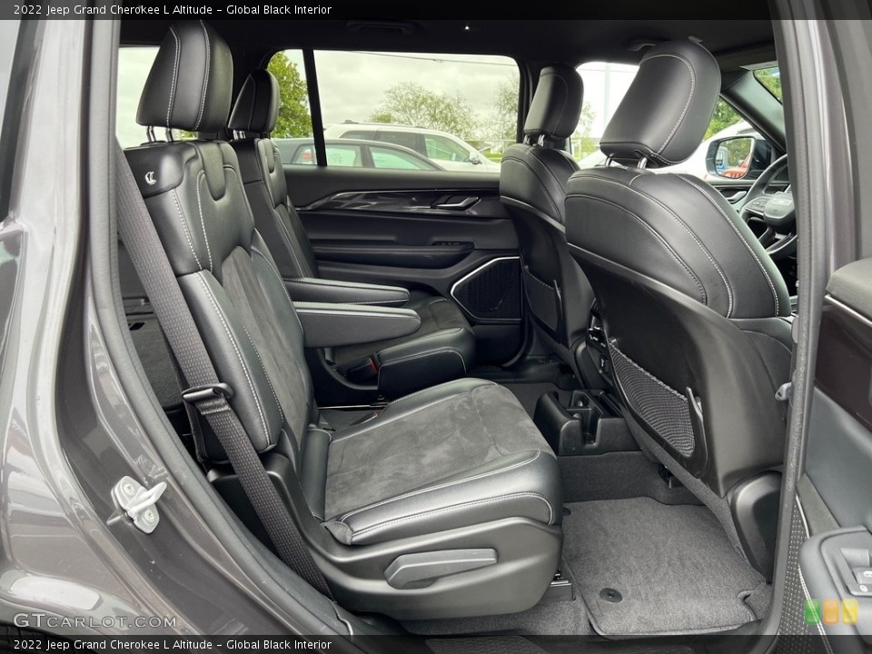 Global Black Interior Rear Seat for the 2022 Jeep Grand Cherokee L Altitude #146625786