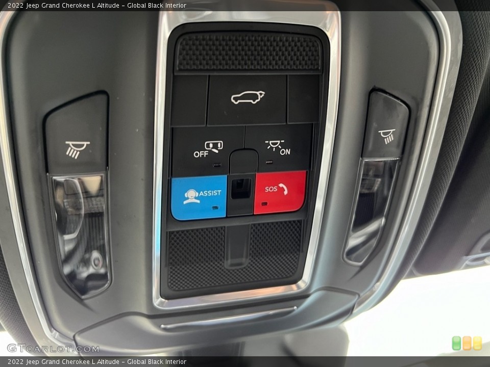 Global Black Interior Controls for the 2022 Jeep Grand Cherokee L Altitude #146625983
