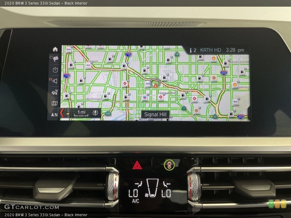 Black Interior Navigation for the 2020 BMW 3 Series 330i Sedan #146626123