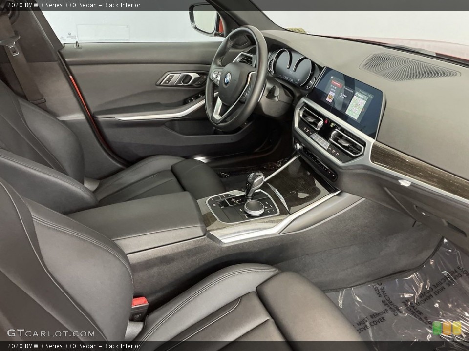 Black Interior Front Seat for the 2020 BMW 3 Series 330i Sedan #146626288