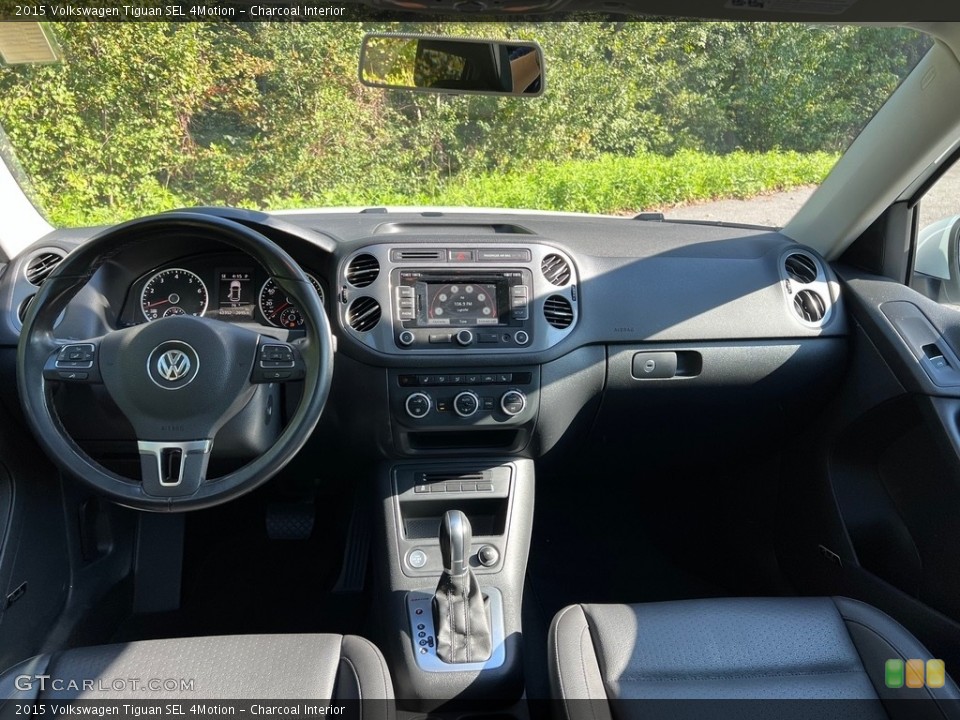 Charcoal Interior Dashboard for the 2015 Volkswagen Tiguan SEL 4Motion #146626291