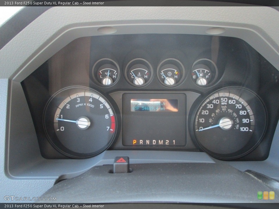 Steel Interior Gauges for the 2013 Ford F250 Super Duty XL Regular Cab #146626329