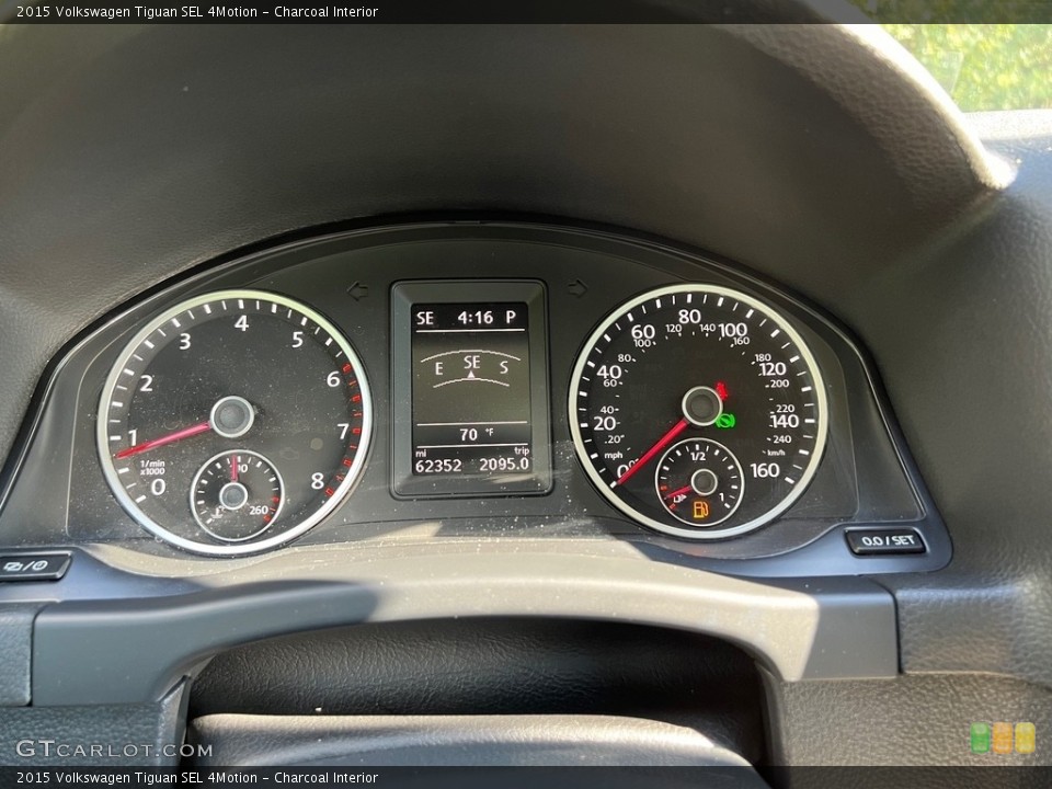 Charcoal Interior Gauges for the 2015 Volkswagen Tiguan SEL 4Motion #146626490
