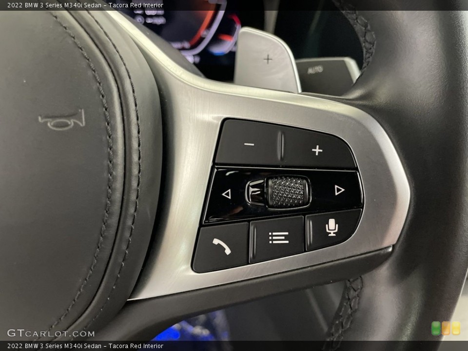 Tacora Red Interior Steering Wheel for the 2022 BMW 3 Series M340i Sedan #146626918