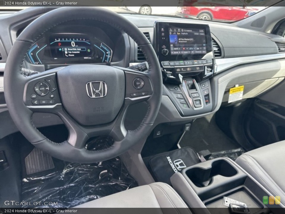 Gray Interior Photo for the 2024 Honda Odyssey EX-L #146626933