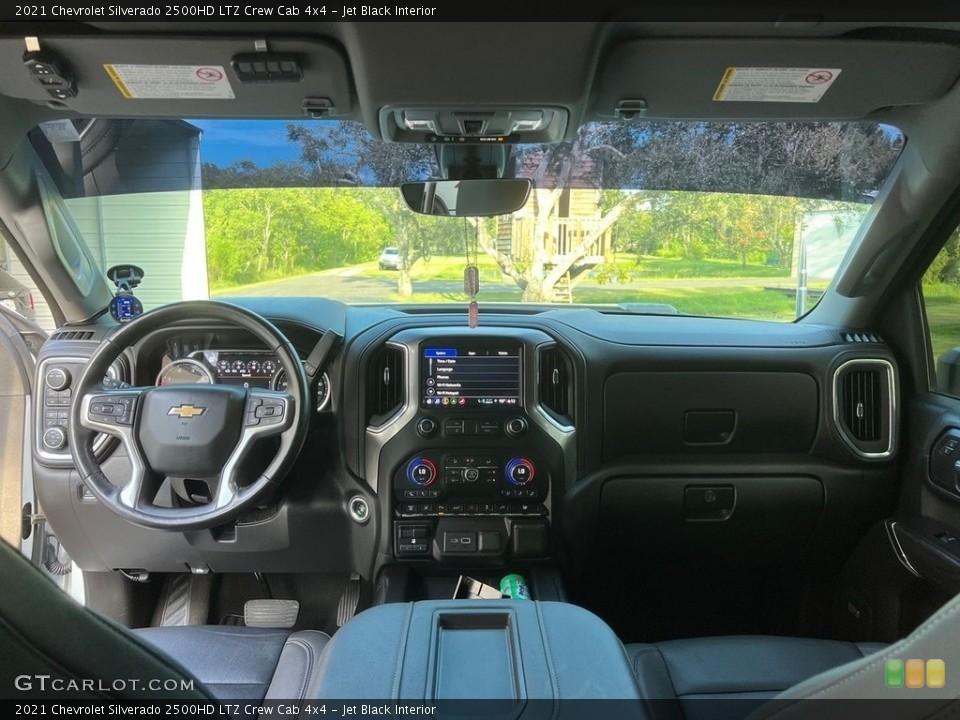 Jet Black Interior Dashboard for the 2021 Chevrolet Silverado 2500HD LTZ Crew Cab 4x4 #146627286