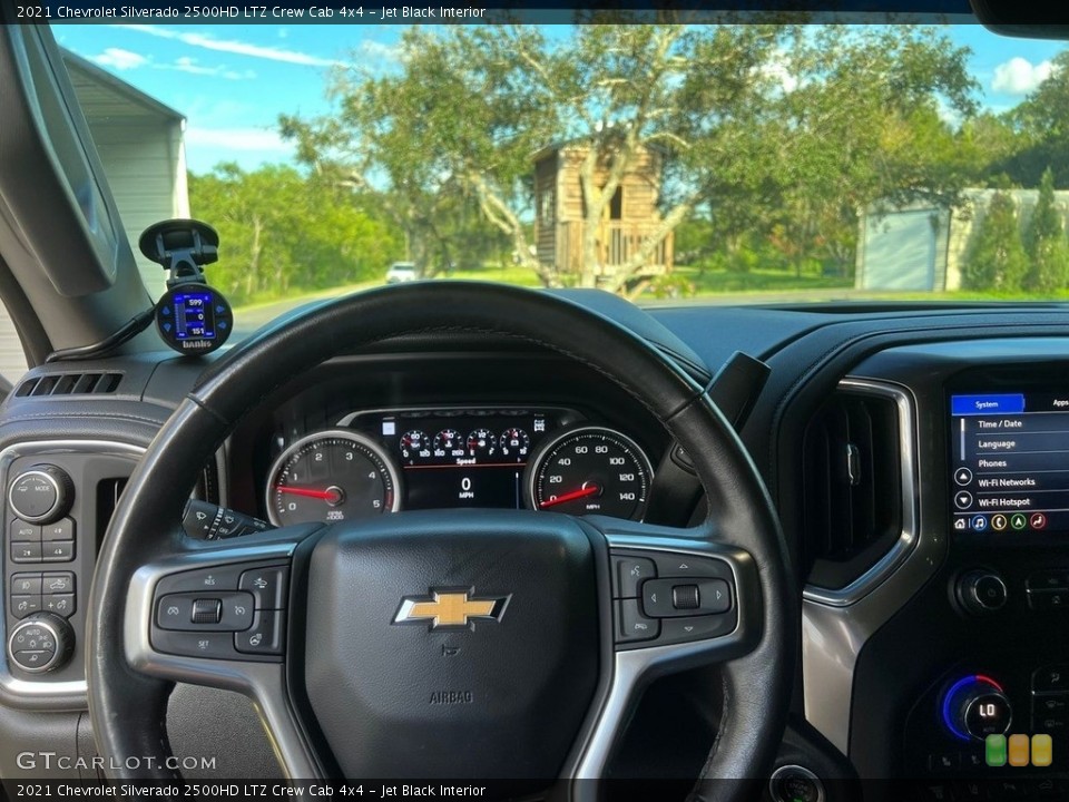 Jet Black Interior Controls for the 2021 Chevrolet Silverado 2500HD LTZ Crew Cab 4x4 #146627311