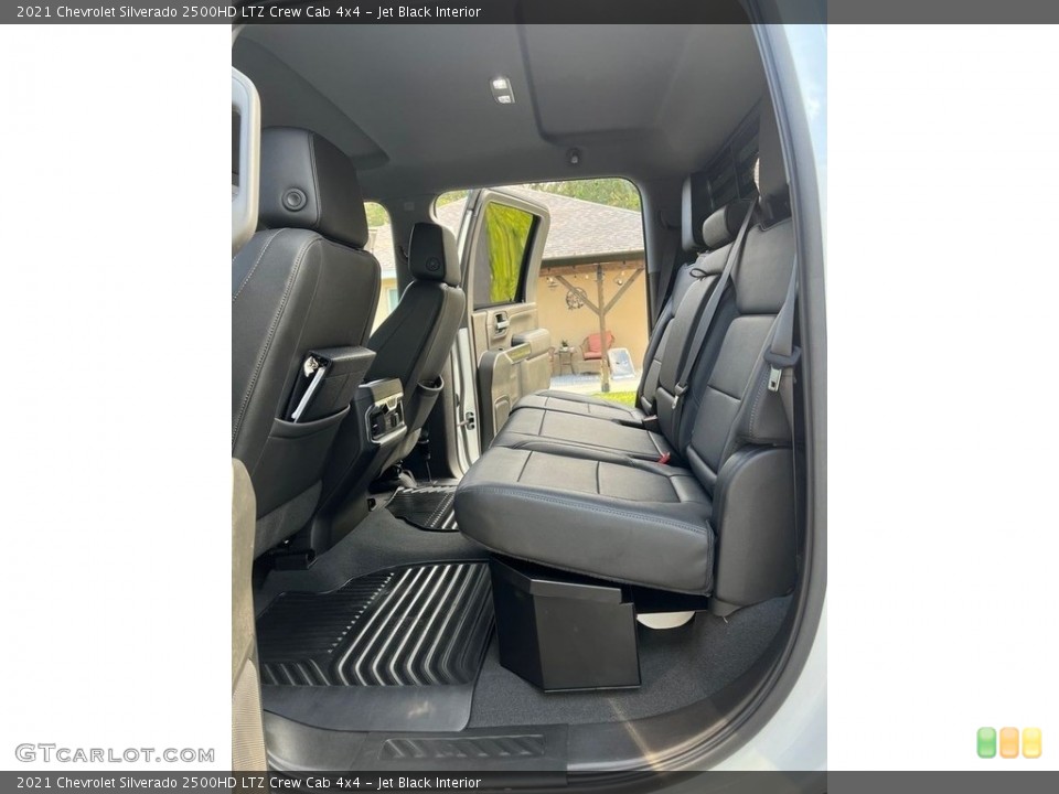 Jet Black Interior Rear Seat for the 2021 Chevrolet Silverado 2500HD LTZ Crew Cab 4x4 #146627455