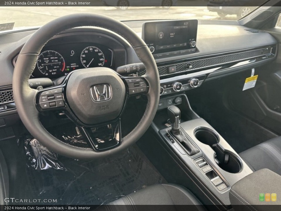 Black Interior Photo for the 2024 Honda Civic Sport Hatchback #146627623
