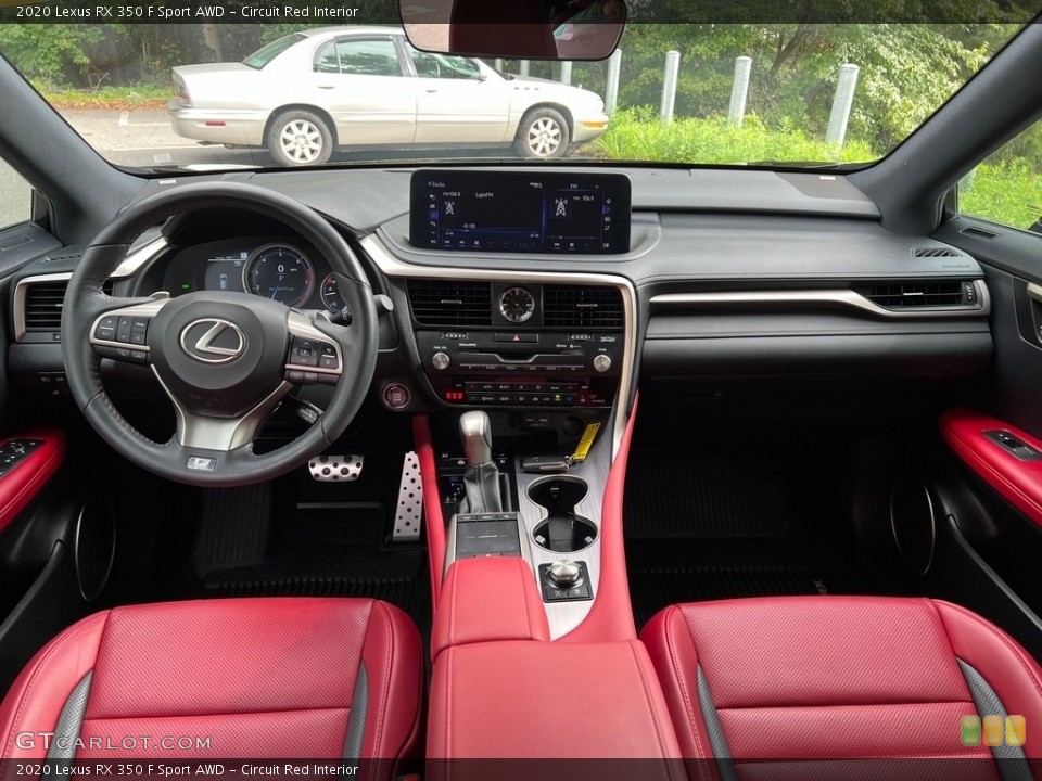 Circuit Red Interior Prime Interior for the 2020 Lexus RX 350 F Sport AWD #146627872
