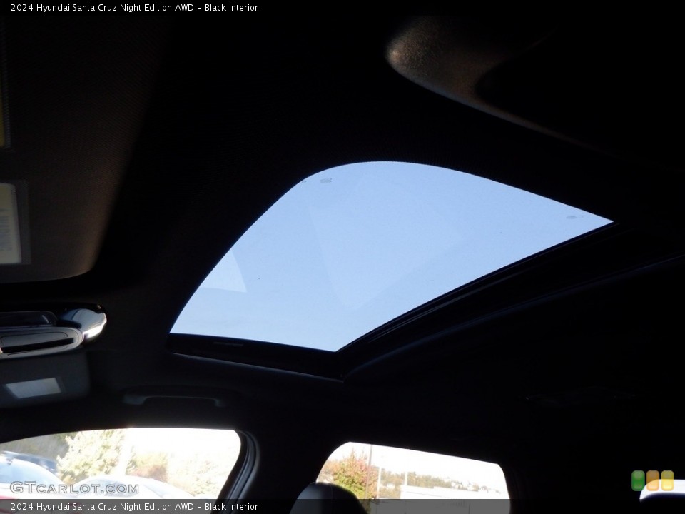 Black Interior Sunroof for the 2024 Hyundai Santa Cruz Night Edition AWD #146627887