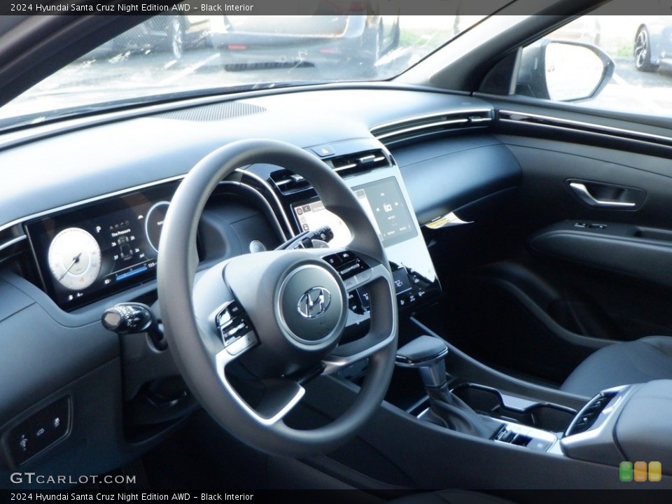Black Interior Front Seat for the 2024 Hyundai Santa Cruz Night Edition AWD #146627914