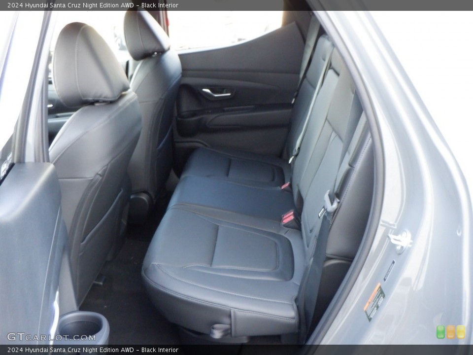 Black Interior Rear Seat for the 2024 Hyundai Santa Cruz Night Edition AWD #146628325