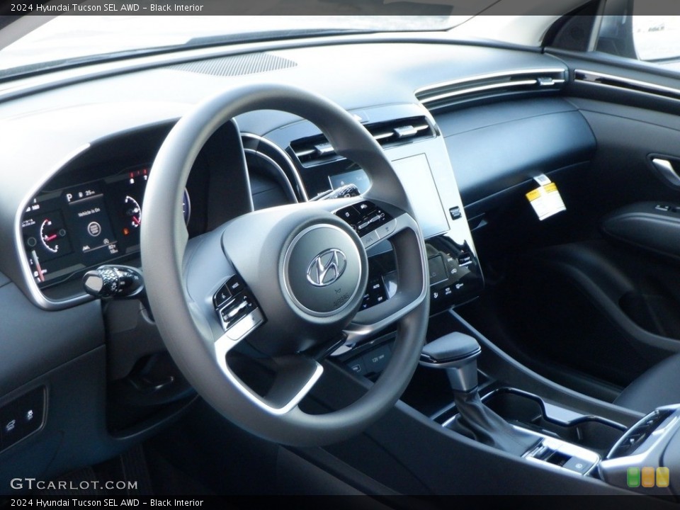 Black Interior Dashboard for the 2024 Hyundai Tucson SEL AWD #146628616