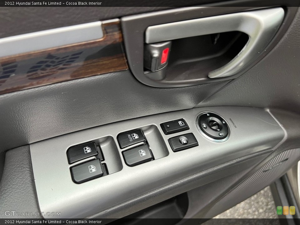 Cocoa Black Interior Door Panel for the 2012 Hyundai Santa Fe Limited #146628727