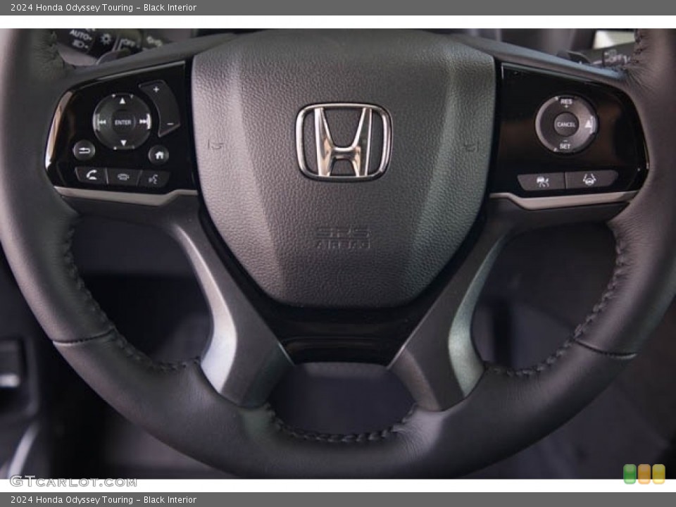 Black Interior Steering Wheel for the 2024 Honda Odyssey Touring #146628859