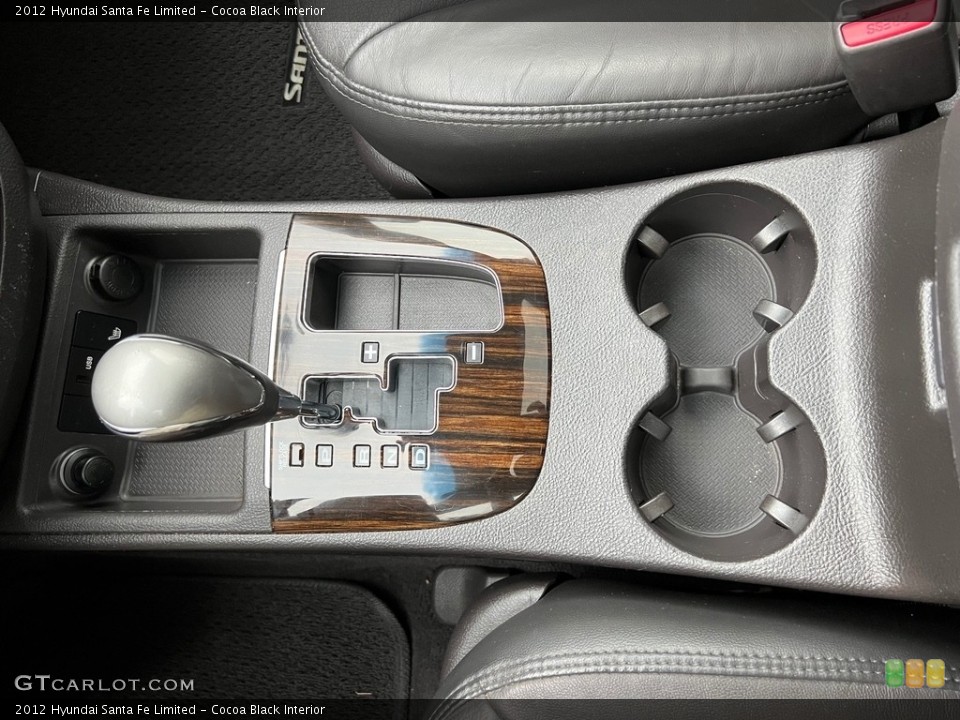 Cocoa Black Interior Transmission for the 2012 Hyundai Santa Fe Limited #146628943