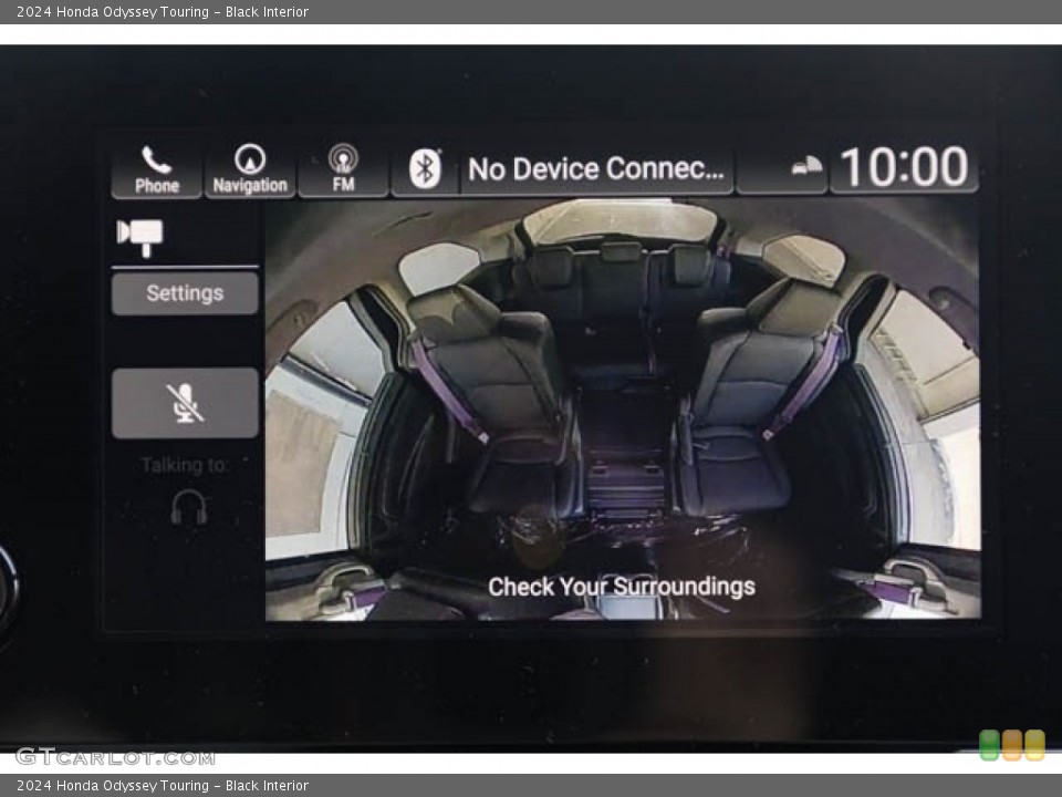 Black Interior Controls for the 2024 Honda Odyssey Touring #146629240