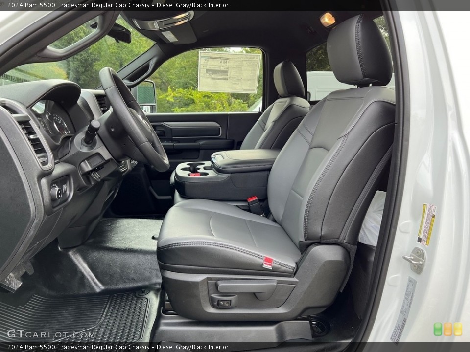 Diesel Gray/Black Interior Photo for the 2024 Ram 5500 Tradesman Regular Cab Chassis #146629273