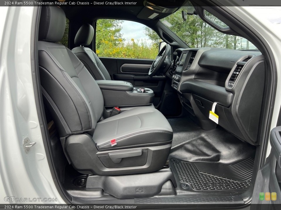 Diesel Gray/Black 2024 Ram 5500 Interiors