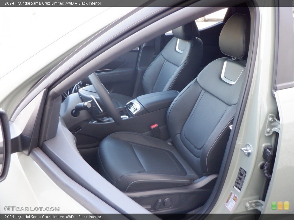Black Interior Front Seat for the 2024 Hyundai Santa Cruz Limited AWD #146629414
