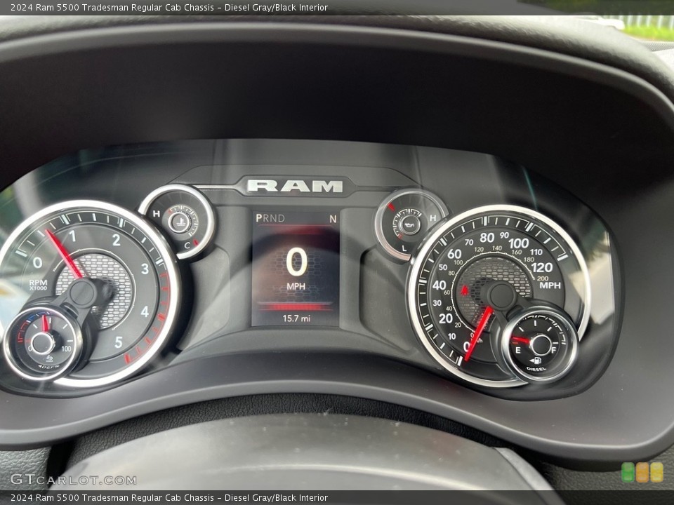 Diesel Gray/Black Interior Gauges for the 2024 Ram 5500 Tradesman Regular Cab Chassis #146629477